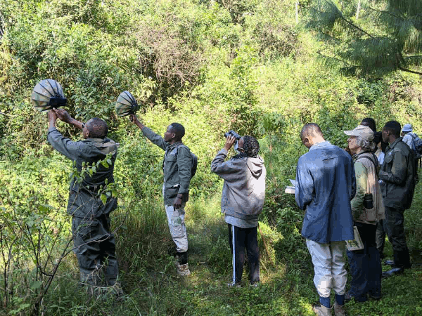 Birdsong recording training at IPRC Kitabi