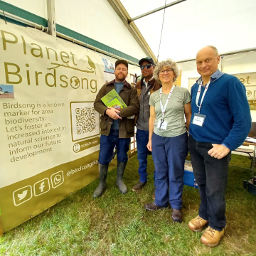 Hilary at Global Birdfair 2022